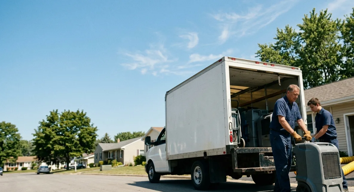 Water Damage Cleanup in Johnstown, OH near me
